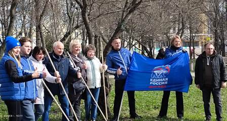 Новогиреевцы приняли активное участие в общегородском субботнике