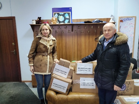 Глава МО Новогиреево вместе с главой управы район передали гумпомощь участникам СВО