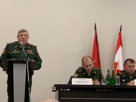 Глава МО Новогиреево Владимир Чикунов принял участие в инструкторских сборах по призыву