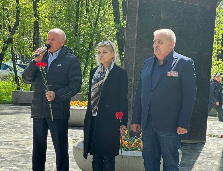 В Новогирееве прошёл митинг памяти в честь 80-летия Великой Победы