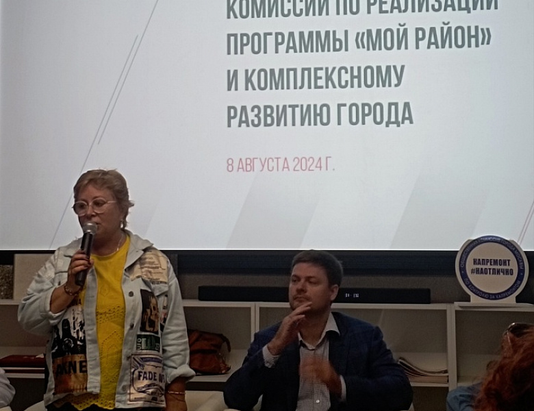 Новогиреевский депутат Вера Боринец стала участником заседания Комиссии по реализации программы «Мой район» 