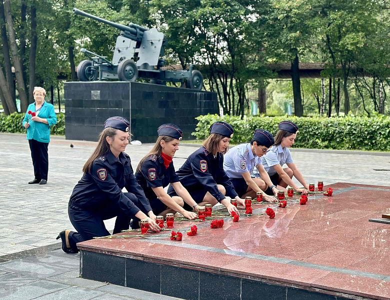 В преддверии Дня памяти и скорби в УВД по ВАО прошло мероприятие «Свеча памяти»