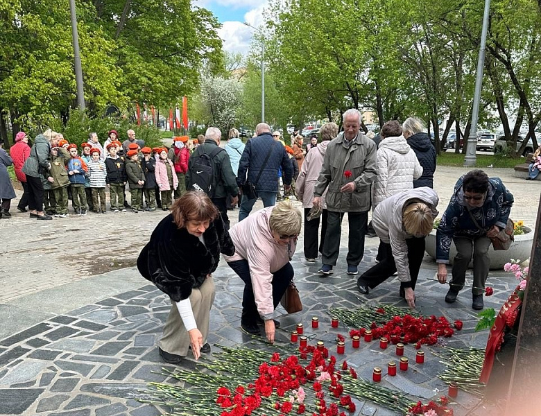 В Новогирееве прошёл митинг памяти в честь 80-летия Великой Победы