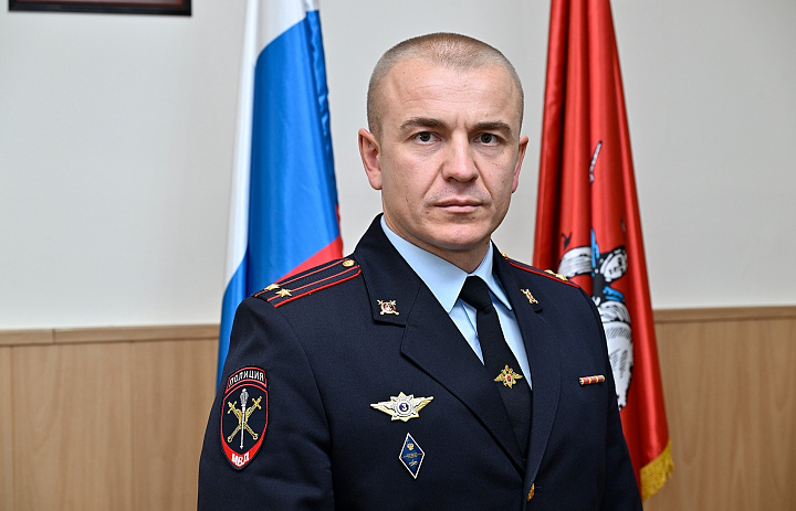 Знакомьтесь: начальник ОМВД России по району Ивановское подполковник полиции Эдуард СУЛЕЙМАНОВ 