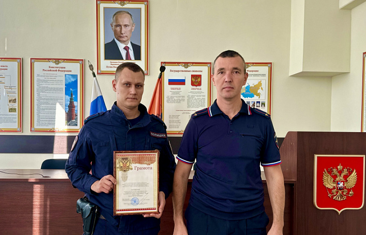 За добросовестное исполнение служебных обязанностей награжден полицейский Северного Измайлова