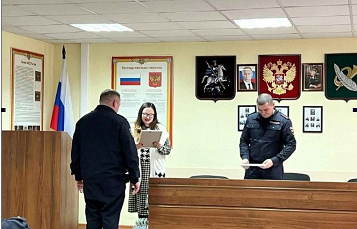 Член Общественного совета при УВД по Восточному округу Анна Гурченкова посетила ОМВД по району Перово