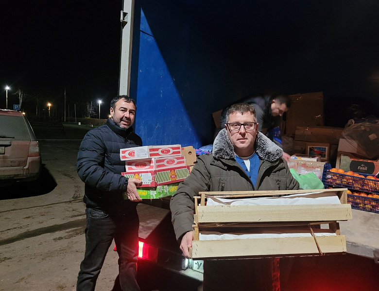 Депутаты СД МО Новогиреево отвезли гуманитарный груз беженцам из Курской области