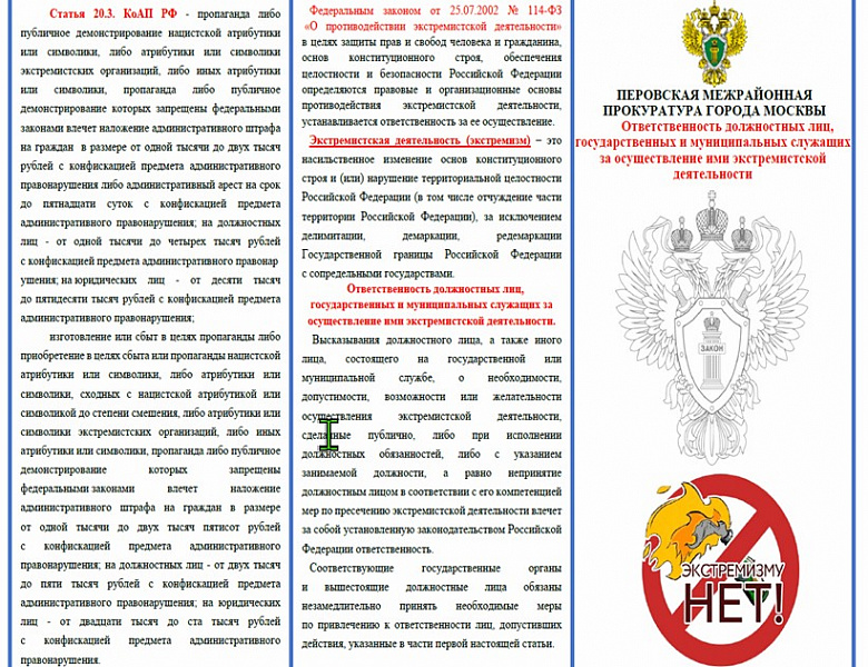 Профилактика экстремизма