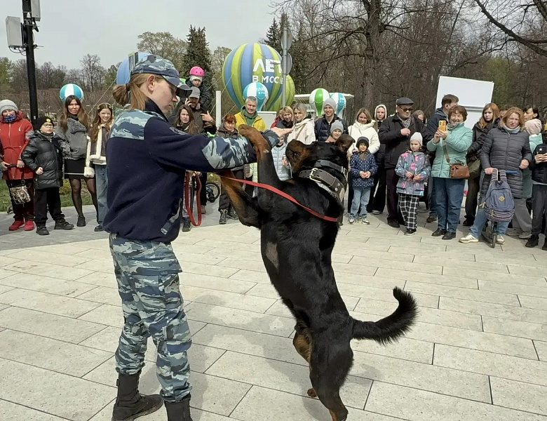 В парке «Сокольники» прошла акция «Один день с полицией УВД по ВАО»
