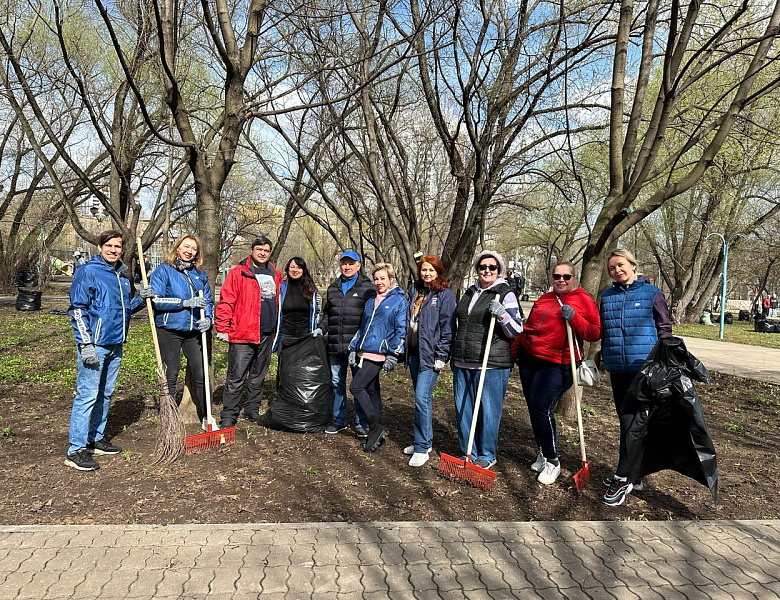 Новогиреевцы приняли участие в первом апрельском субботнике