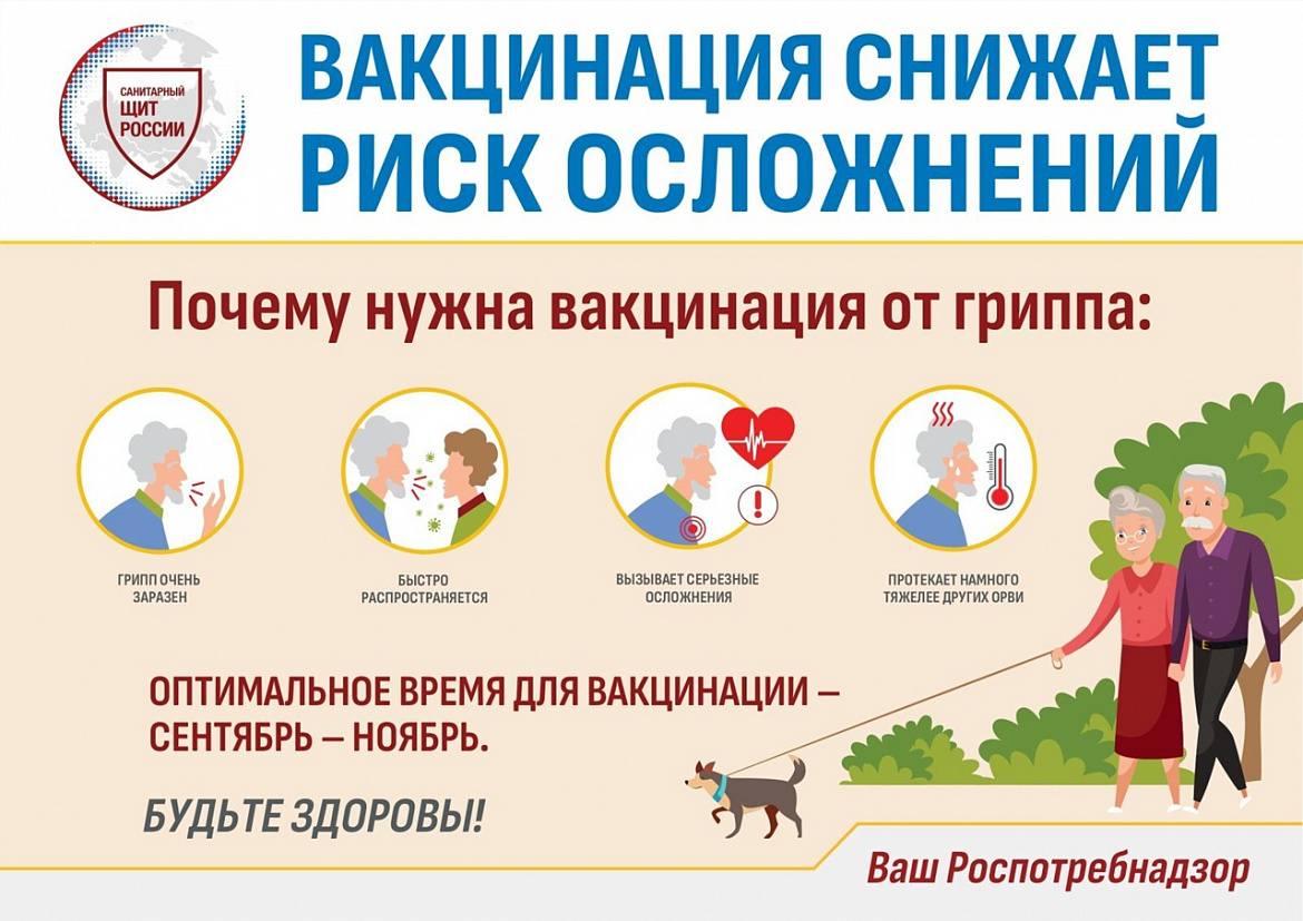Не забудьте сделать прививку от гриппа!	