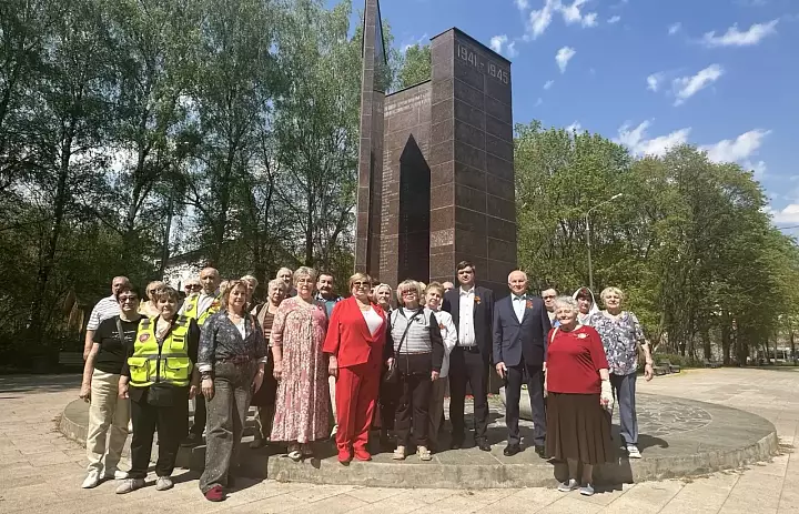 Глава МО Новогиреево Владимир Чикунов принял участие в митинге, посвящённом Дню Победы