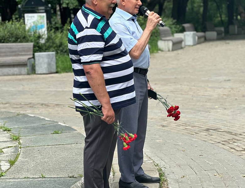 В Новогирееве прошёл митинг, посвящённый Дню памяти и скорби