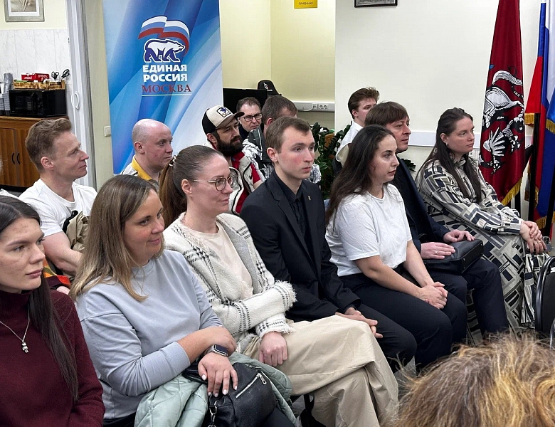 В ВАО прошла встреча с кандидатом  в депутаты ГД РФ Эдуардом Шоновым